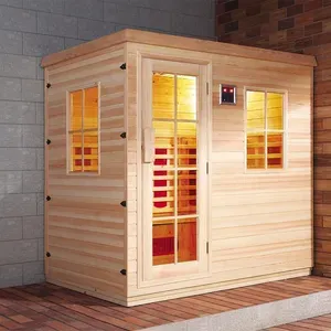2 People Wooden Sauna Room for Infrared Sauna