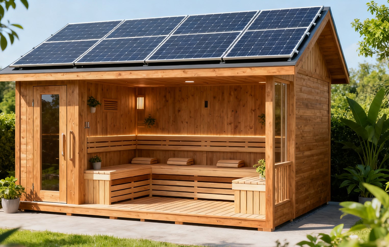 Application of Solar-Powered Saunas in the Environmental Protection Field