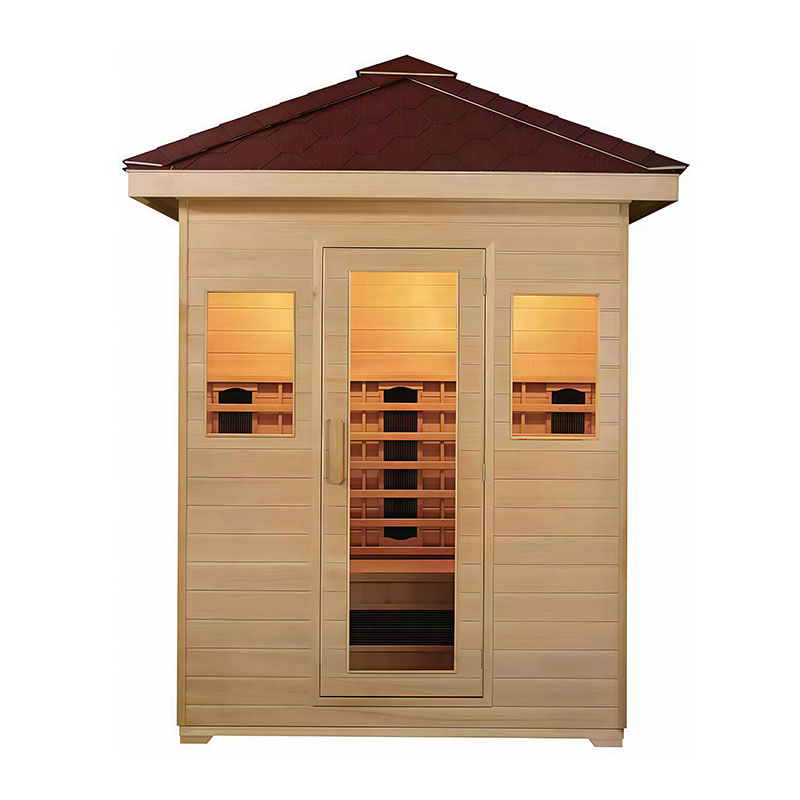 2-person outdoor sauna room