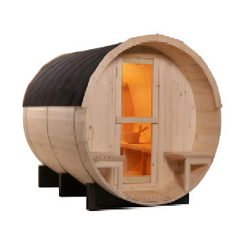 Outdoor Wooden Barrel Sauna